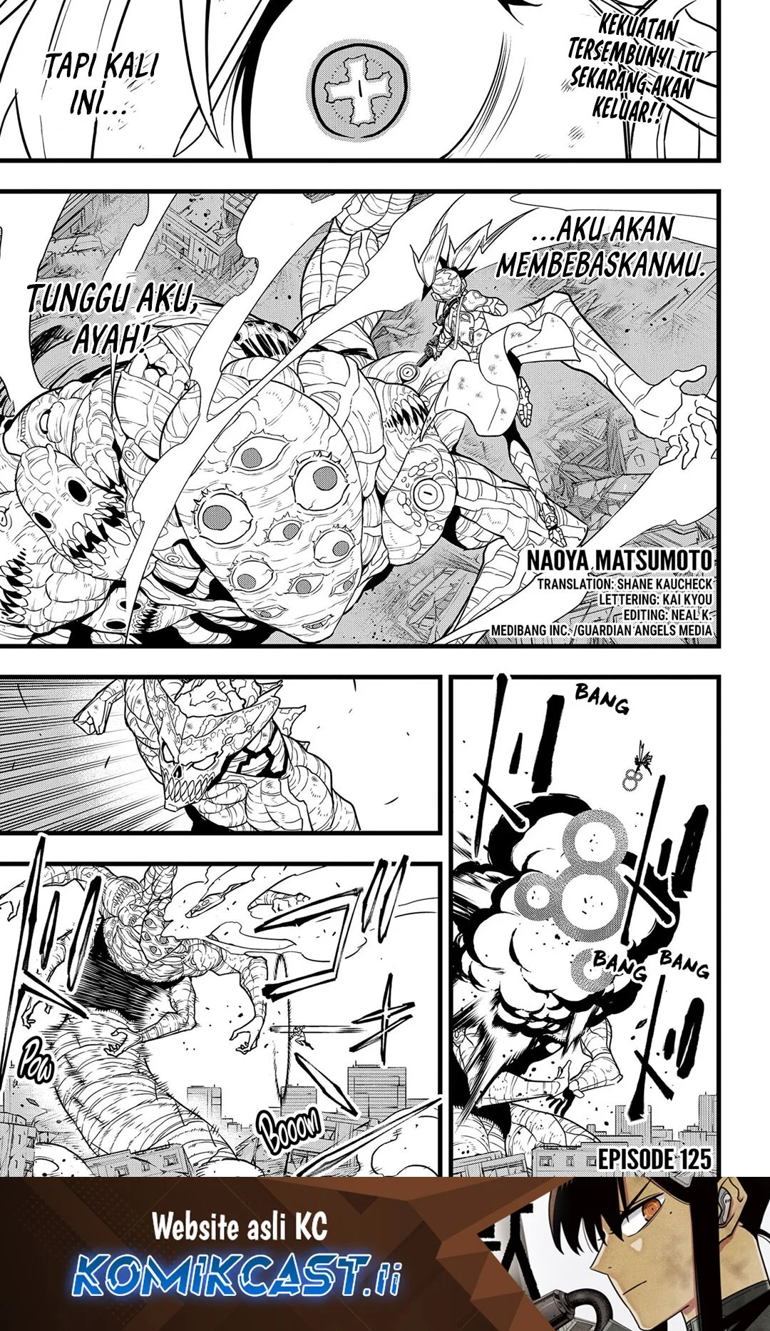 8kaijuu chapter 125 - Page 1